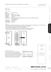 MAASLAND CS100 Handleiding