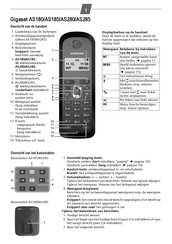 Siemens Gigaset AS285 Gebruikershandleiding