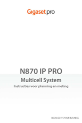 Gigaset N870 IP PRO Instructies