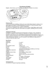 Hanna Instruments HI96822 Handleiding