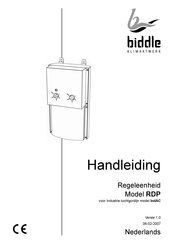 Biddle RDP-6.5E Handleiding