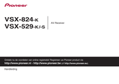 Pioneer VSX-824-K Handleiding