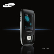 Samsung YP-T9J Gebruiksaanwijzing