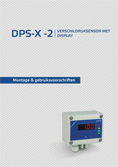 Sentera Controls DPS-X-2 Montagehandleiding