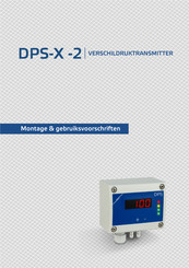 Sentera Controls DPS-X-2 Montagehandleiding