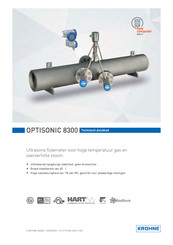 KROHNE OPTISONIC 8300 Technische Handleiding
