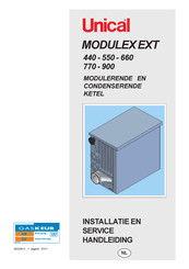 Unical MODULEX EXT 900 Installatie- En Servicehandleiding