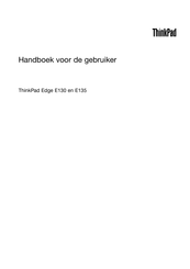 Lenovo ThinkPad Edge E130 Handboek