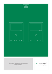 Comelit 6721W/BM Technische Handleiding