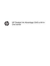 HP Deskjet Ink Advantage 3540 Series Handleiding