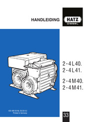 Hatz Diesel 3 L41 Series Handleiding