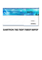 Samsung SAMTRON 98PDF Gebruiksaanwijzing