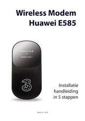 Huawei E585 Installatiehandleiding