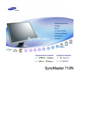 Samsung SyncMaster 713N Gebruiksaanwijzing