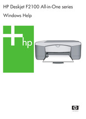 HP Deskjet F2100 All-in-One Series Helpgids