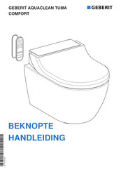 Geberit AQUACLEAN TUMA COMFORT Handleiding