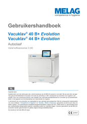 MELAG Vacuklav 44 B+ Evolution Gebruikershandboek