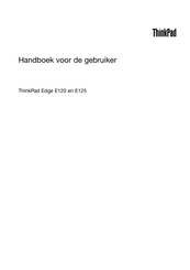 Lenovo ThinkPad Edge E120 Handboek