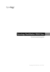 Synology RackStation RS3413xs+ Snel Installatiegids