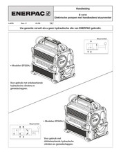 Enerpac E Series Gebruikershandleiding