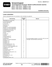 Toro 07349 Installatie-Instructies