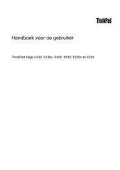 Lenovo ThinkPad Edge E530 Handboek