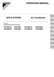 Daikin FXUQ125MV1 Gebruikershandleiding