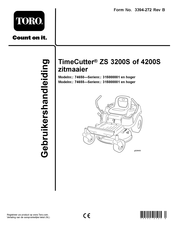 Toro TimeCutter ZS 4200S Gebruikershandleiding