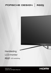 AOC Porsche Design AGON PD27 Handleiding