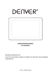 Denver TAQ-90022MK2 Gebruikershandleiding