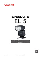 Canon Speedlite EL-5 Handleiding