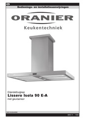 Oranier Lissero Isola 90 E-A Bedienings- En Installatiehandleiding