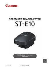 Canon Speedlite Transmitter ST-E10 Handleiding