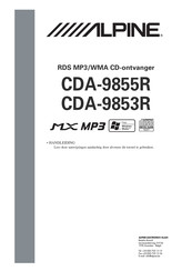 Alpine CDA-9853R Handleiding