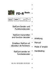 Lenz Elektronik FD-R Basic Handleiding