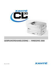 Xante CL30 Gebruikershandleiding