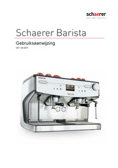 Schaerer Barista Gebruiksaanwijzing