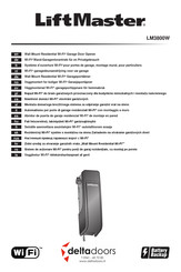 LiftMaster LM3800W Gebruiksaanwijzing