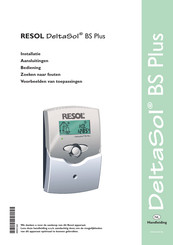 Resol DeltaSol BS Plus Handleiding