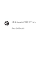 HP DesignJet XL 3600 Series Gebruikershandleiding