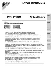 Daikin FXCQ125AVEB Installatiehandleiding