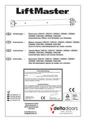 Chamberlain LiftMaster Deltadoors CRX151 Instructies