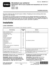 Toro 03408 Installatie-Instructies