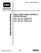 Toro 74877 Gebruikershandleiding