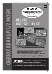 Intex DELUXE ONDERHOUD KIT Gebruiksaanwijzingen