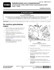Toro Greensmaster 3420 TriFlex Installatie-Instructies