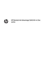 HP DeskJet Ink Advantage 5640 All-in-One Series Handleiding