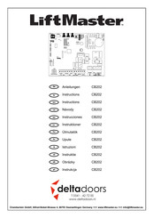 LiftMaster Deltadoors CB202 Instructie