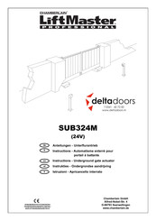 Chamberlain LiftMaster PROFESSIONAL SUB324M Instructies