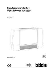 Biddle DECO-150 Installateurs Handleiding